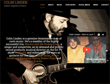 Tablet Screenshot of colinlinden.com